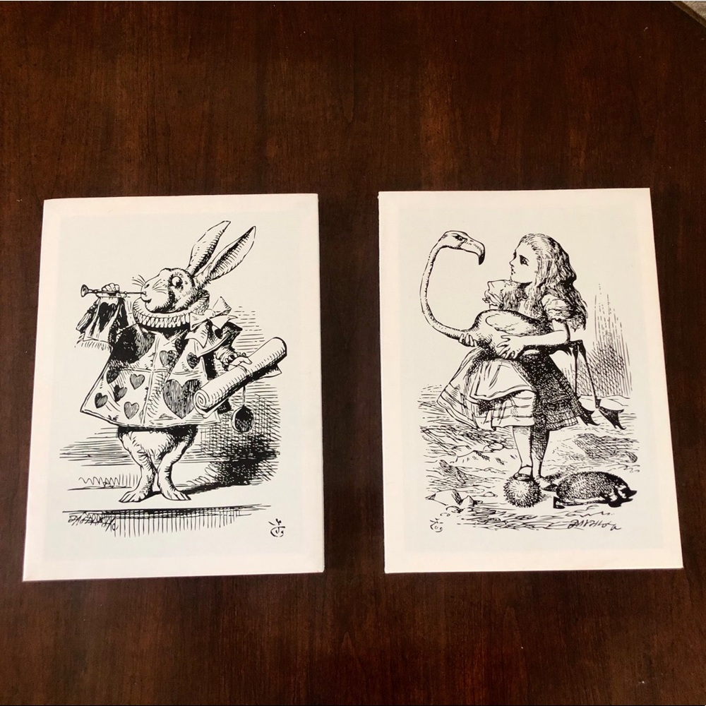 Alice in Wonderland Graphic Canvas Wall Art